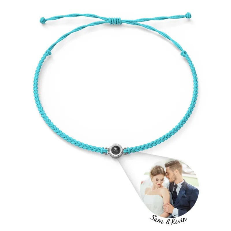 Personalized Circle Photo Bracelet