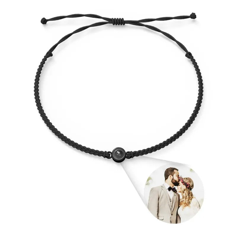 Personalized Circle Photo Bracelet