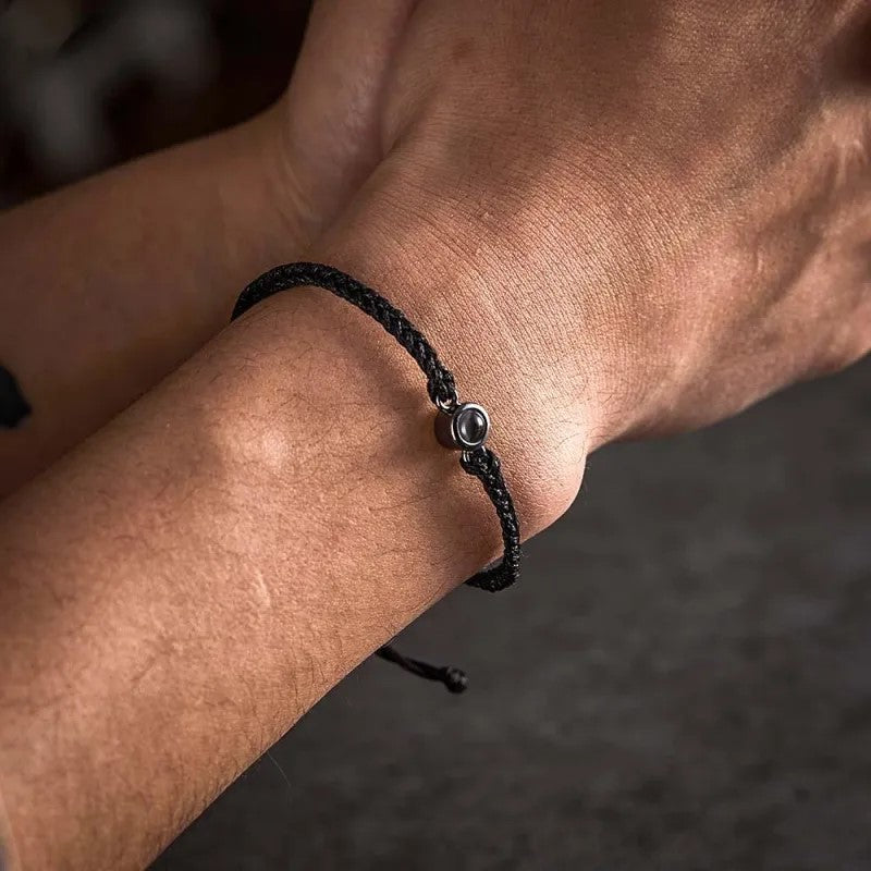 Personalized Circle Photo Bracelet