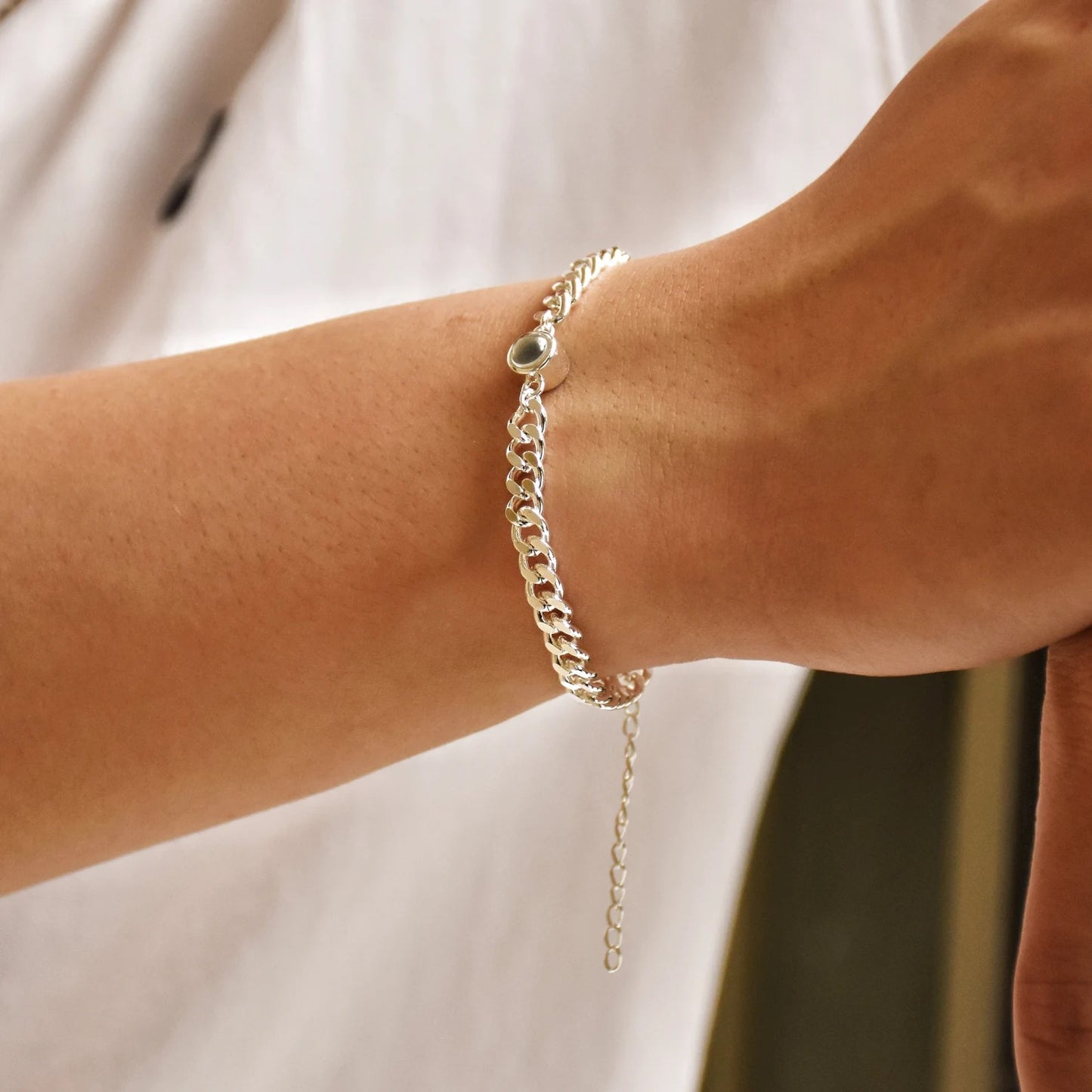Personalized Cuban Chain Photo Bracelet