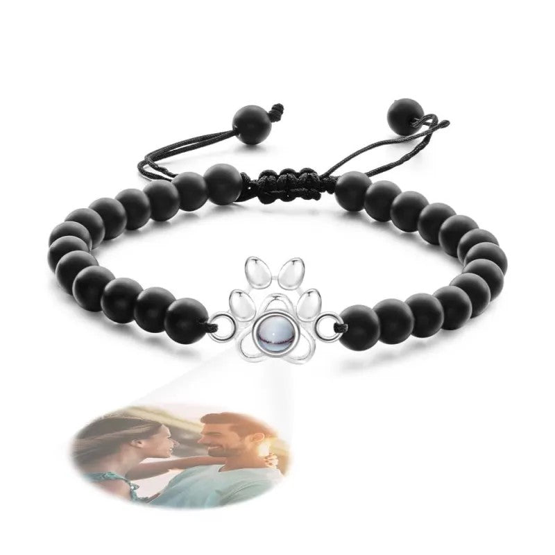 Personalized Pet Beads Photo Bracelet
