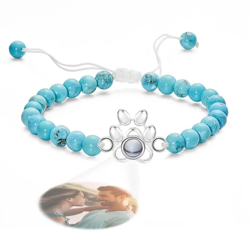 Personalized Pet Beads Photo Bracelet