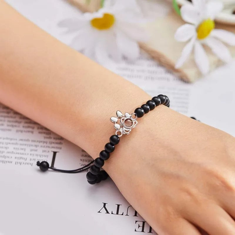 Personalized Pet Beads Photo Bracelet