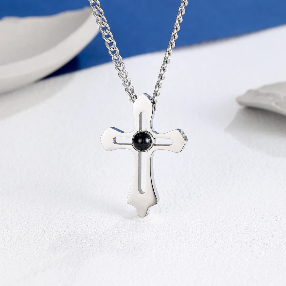 Personalized Tenet Photo Necklace