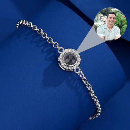 Personalized Charm Photo Bracelet