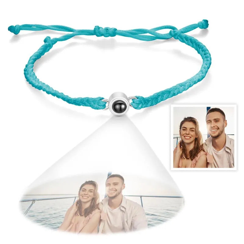 Personalized Circle Photo Bracelet