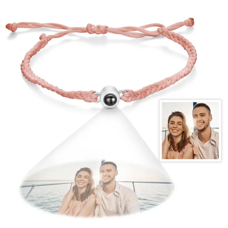 Personalized Circle Photo Bracelet