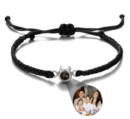 Personalized Circle Photo Bracelet