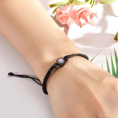 Personalized Circle Photo Bracelet