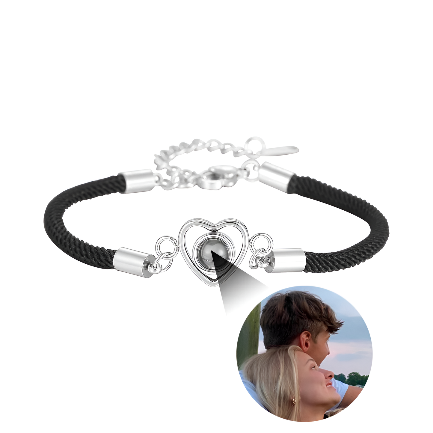 Personalized Embrace Photo Bracelet