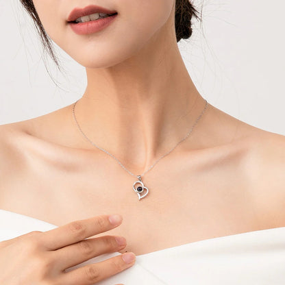 Personalized Enchanted Heart Photo Necklace