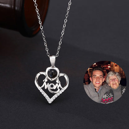 Personalized Mom Photo Necklace