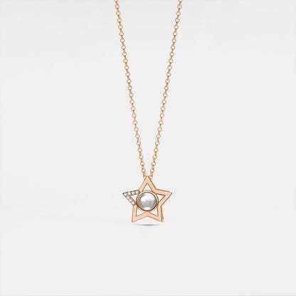 Personalized Star Photo Necklace